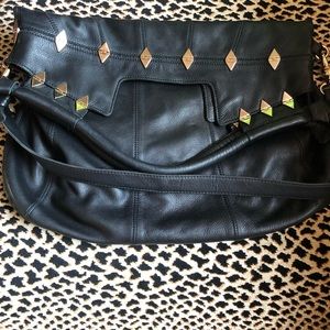 Foley + Corinna Diamond Stud Leather Mid City Tote